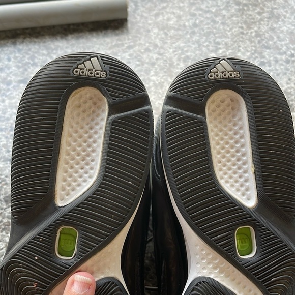 2013 Adidas Mad Basketball Shoes Sz 8.5 Mens Black,‎ gray & White. Worn on court - Picture 11 of 16